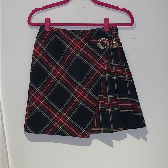 Maje “Judie” tartan plaid kilt skirt FR 36/US 4 - Picture 5 of 7